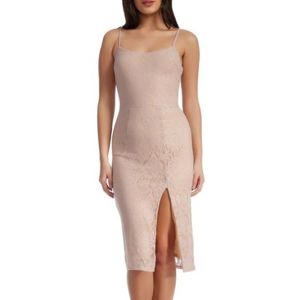 NWT DRESS THE POPULATION‎ Zahra Lace Bodycon Dress Size M
